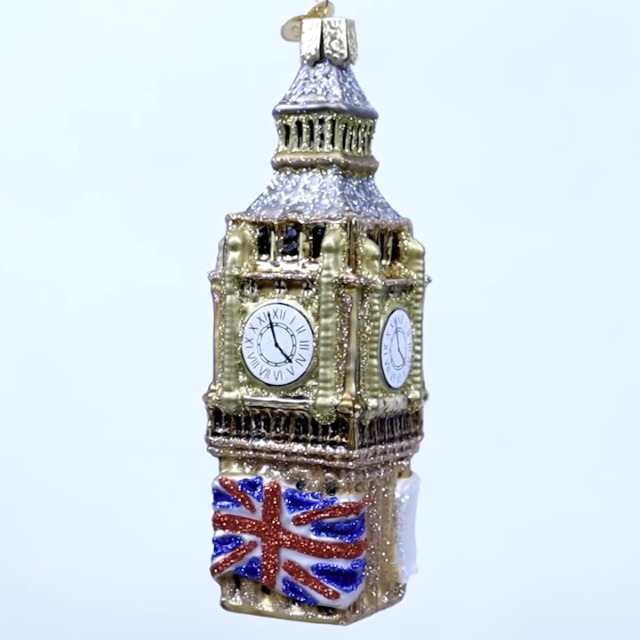 Amazon.com: Old World Christmas Big Ben Glass Blown Ornament for